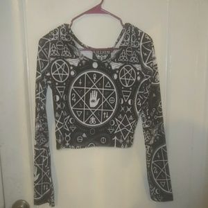 Killstar Cult Crop Top XL